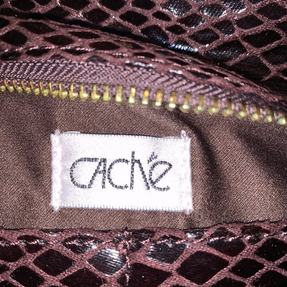 Cache Leather/Suede Clutch - Picture 2 of 6